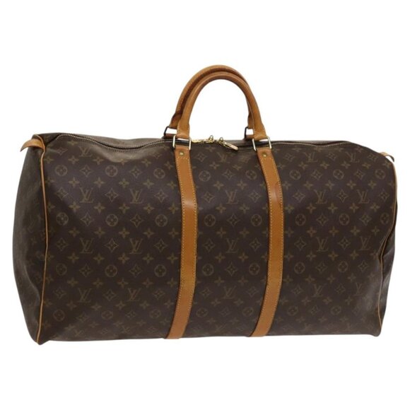 LOUIS VUITTON Monogram Keepall 60 Boston Bag M41422 LV Auth 116311 - Picture 1 of 16